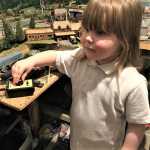 Papa thinks it's his model railway.