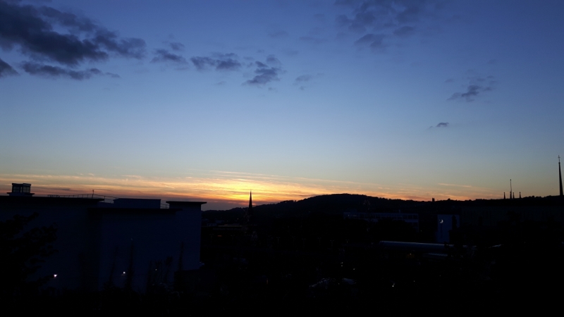 Sunset over Blackburn