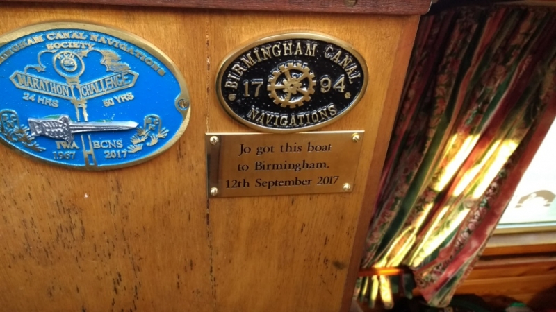 Jo's plaque