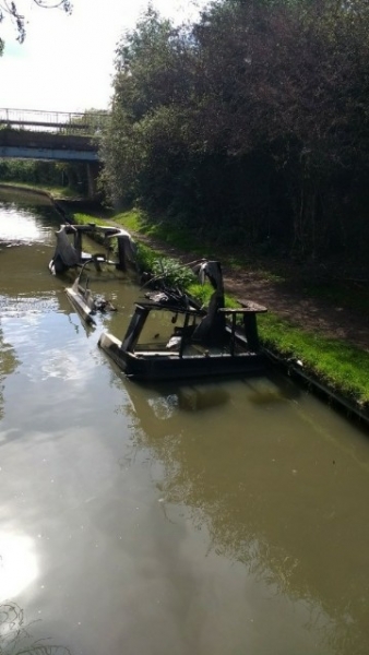 Wreck at Braunston