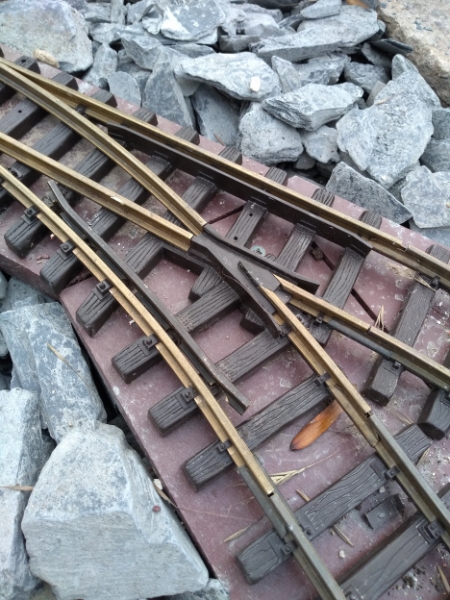Brass check rail