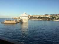 Costa Pacifica berthed in Madeira