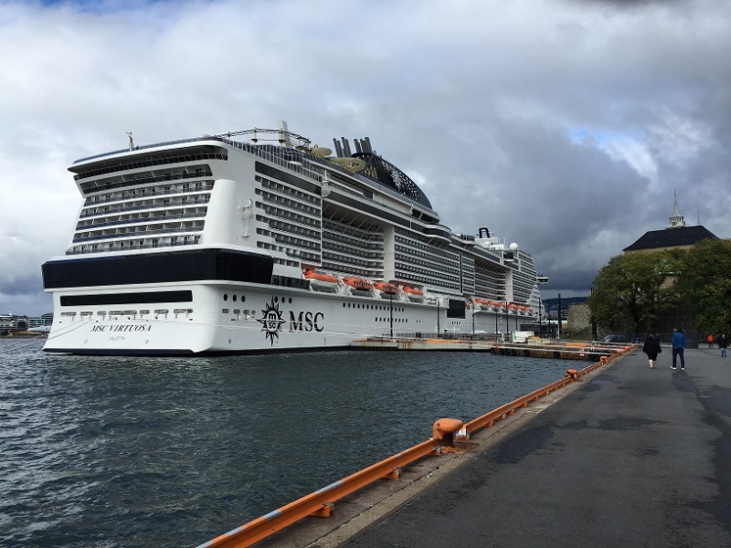 MSC Virtuosa in Oslo  13th Sept 22