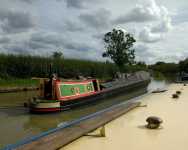 Working boat at Calcutt