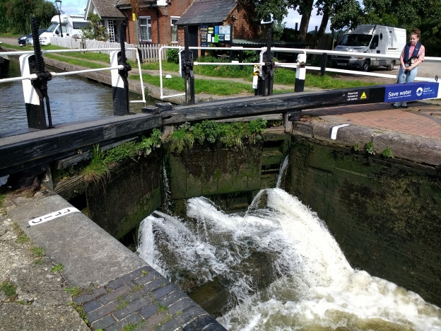 Rushing water
