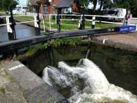 Rushing water