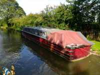 Glass fibre narrow boat