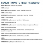 RESETTING PASSWORD