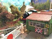 At the level crossing