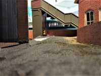 New footbridge.