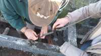 Securing the cables