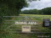 01 - Cronton Shaw Entry - Public Footpath