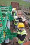 10 - Adding the side pieces to the Meccano bridge deck