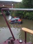 Car in canal