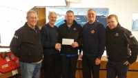 £220 donation to Redcar Lifeboat re sized