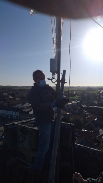 Clamping the star's mast