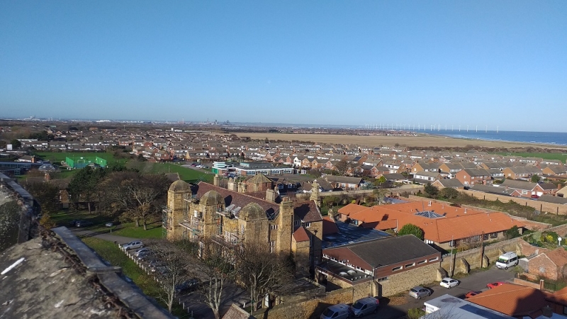 The view from the tower looking North