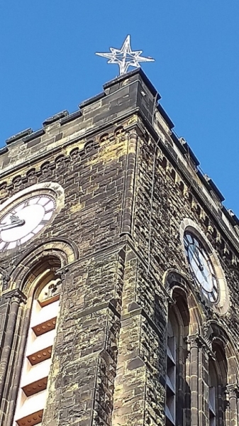 The Star on St Marks Church tower. Marske by the sea